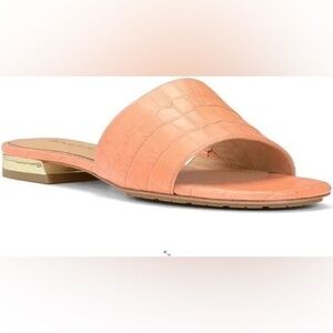 Donald J. Pliner sherbet leather Slide Sandals